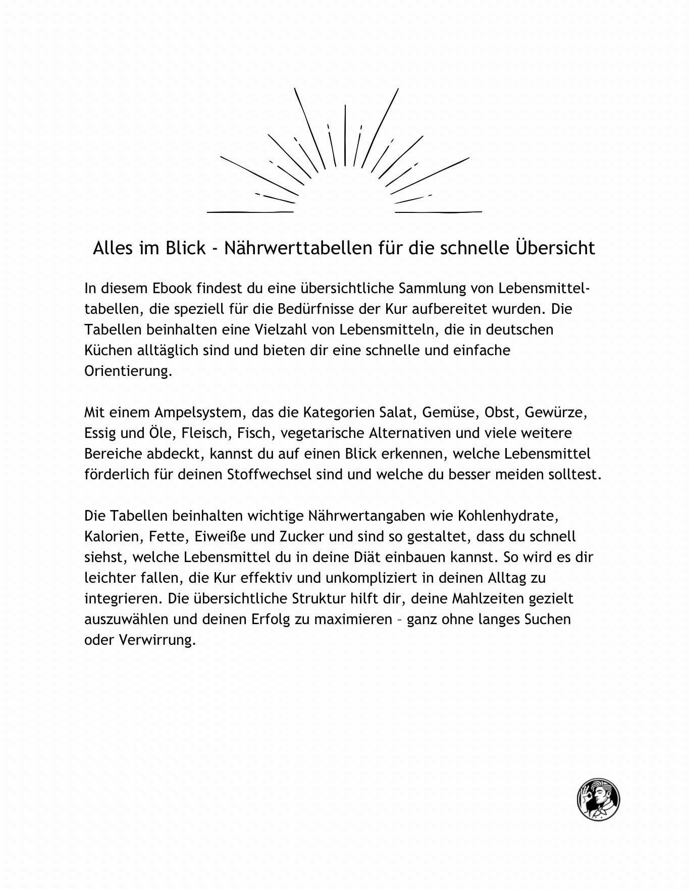 Nährwerttabellen - für den schnellen Überblick (ebook)