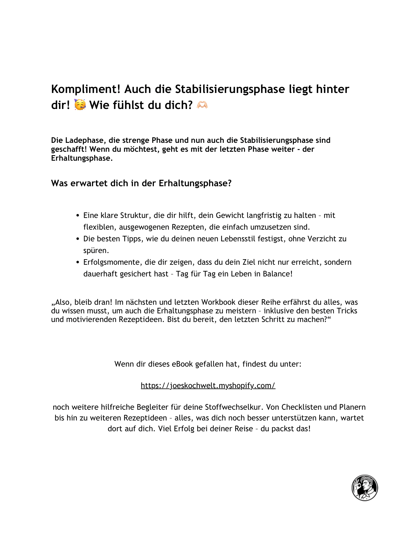 * Phase 3 - Die Stabilisierungsphase (ebook)