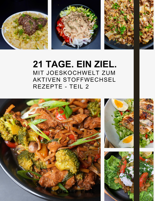 * Rezepte für die 2. Woche - 21 Tage. Ein Ziel. Mit joeskochwelt zum aktiven Stoffwechsel (eKochbuch)